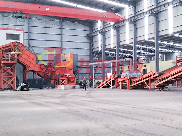 山西廢鋼回收處(chù)理現場