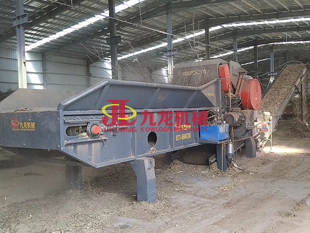 台州綜合樹枝粉（fěn）碎現場