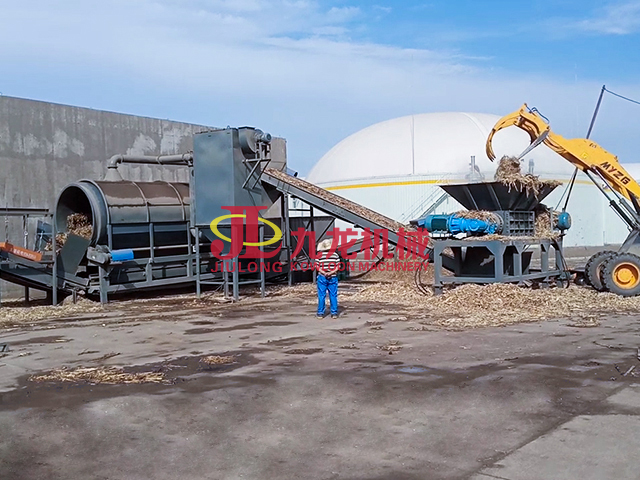 依蘭德潤（rùn）秸稈撕碎現場